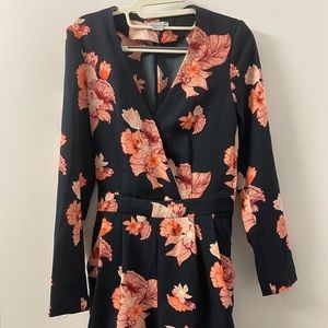 New navy blue romper size 4.